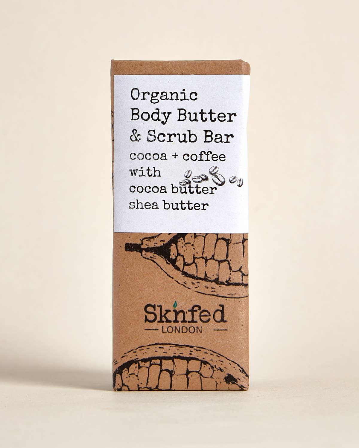 Sknfed - Zero Waste Espresso Body Butter Bar & Scrub Bar