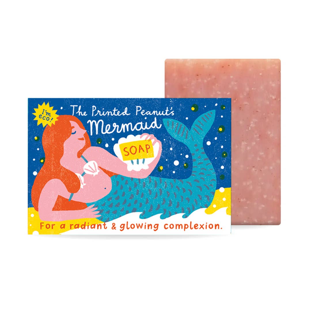 The Printed Peanut Homeware & Stationery - Mermaid Rose Geranium Natural Handmade Soap Bar