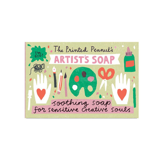 The Printed Peanut Artist Soap Handmade Soap Bar