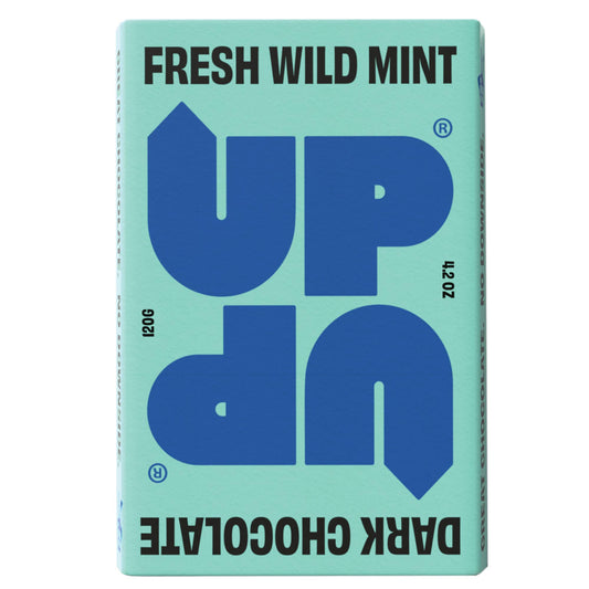 UP-UP Chocolate - Wild Mint Dark Chocolate Bar 120G/4.2OZ