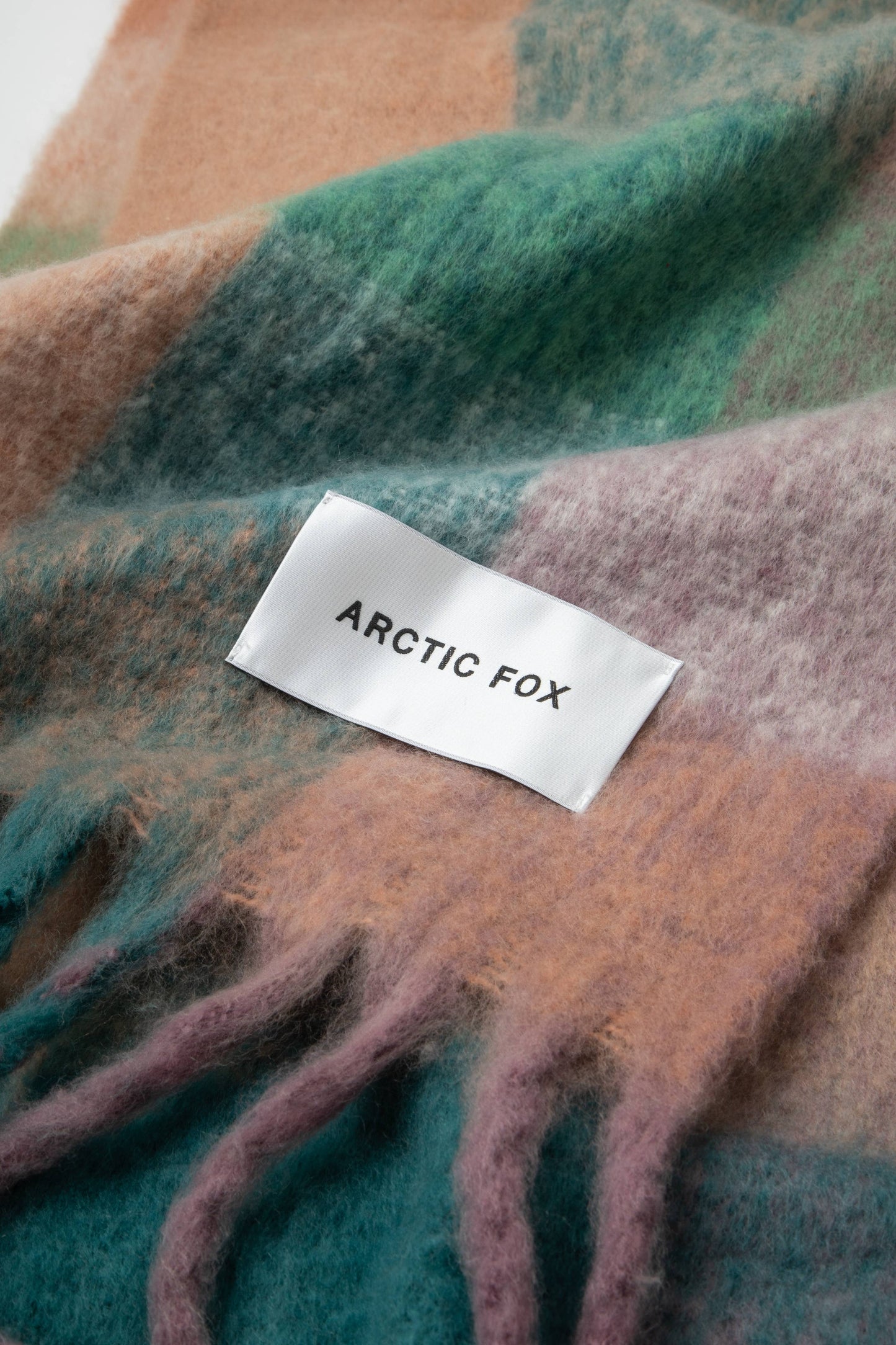 Arctic Fox - The Reykjavik Scarf - Lilac Check