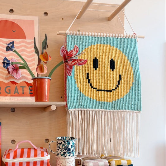 SMILEY FACE TAPESTRY  - LARGE