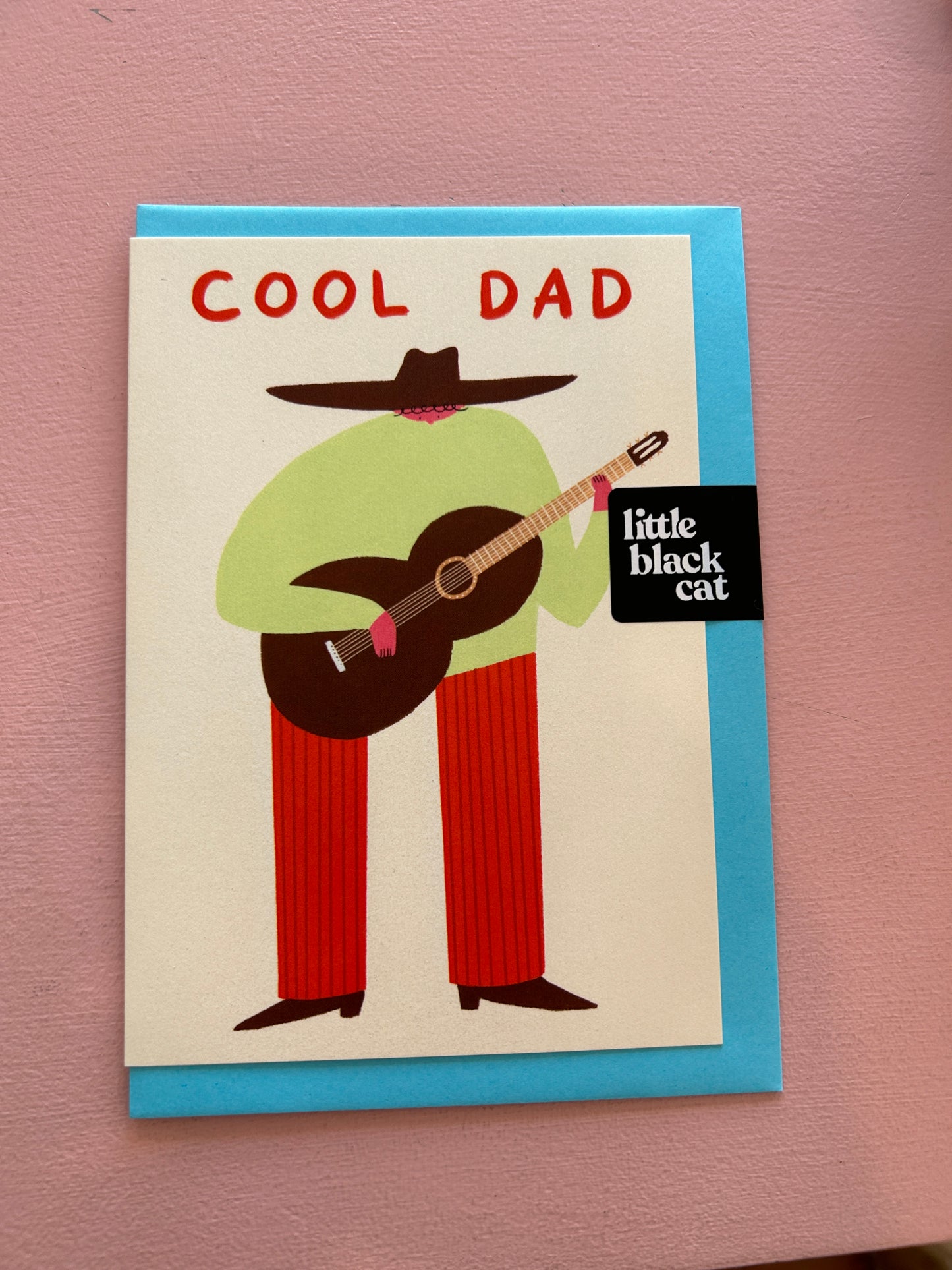 Little Black Cat - Cool Dad Card