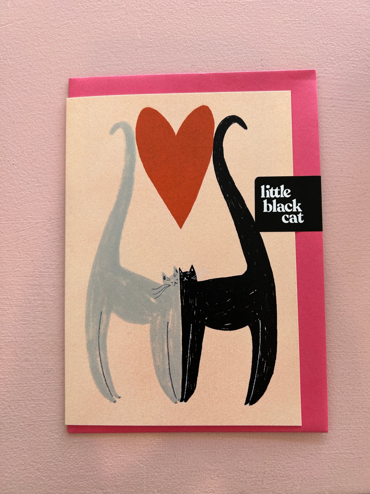 Little Black Cat - Cats Love Card