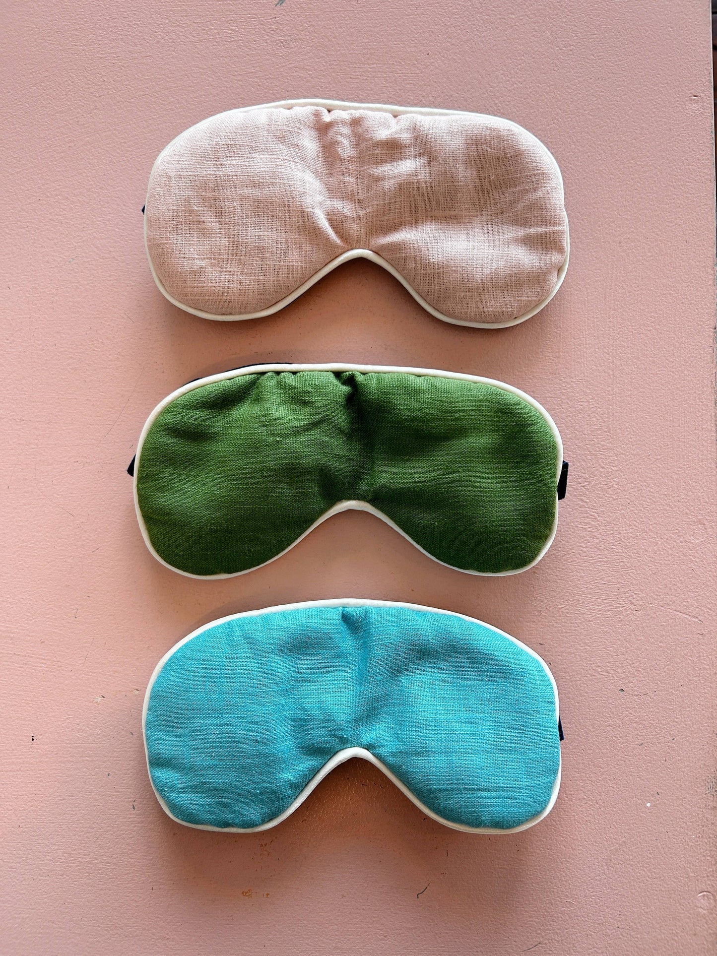 Catherine Colebrook Linen Eye Mask with lavender - various colours