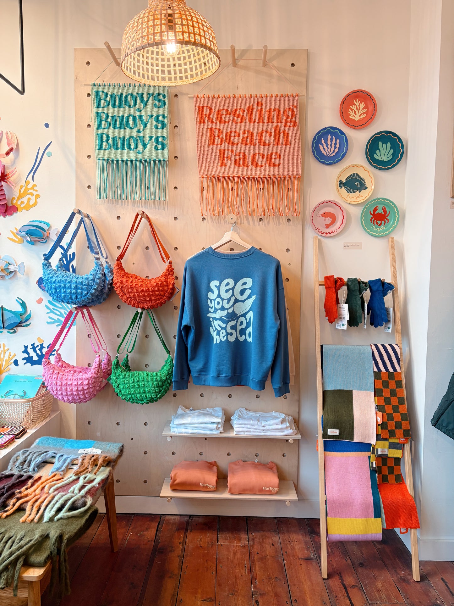 Resting Beach Face Wall Tapestry