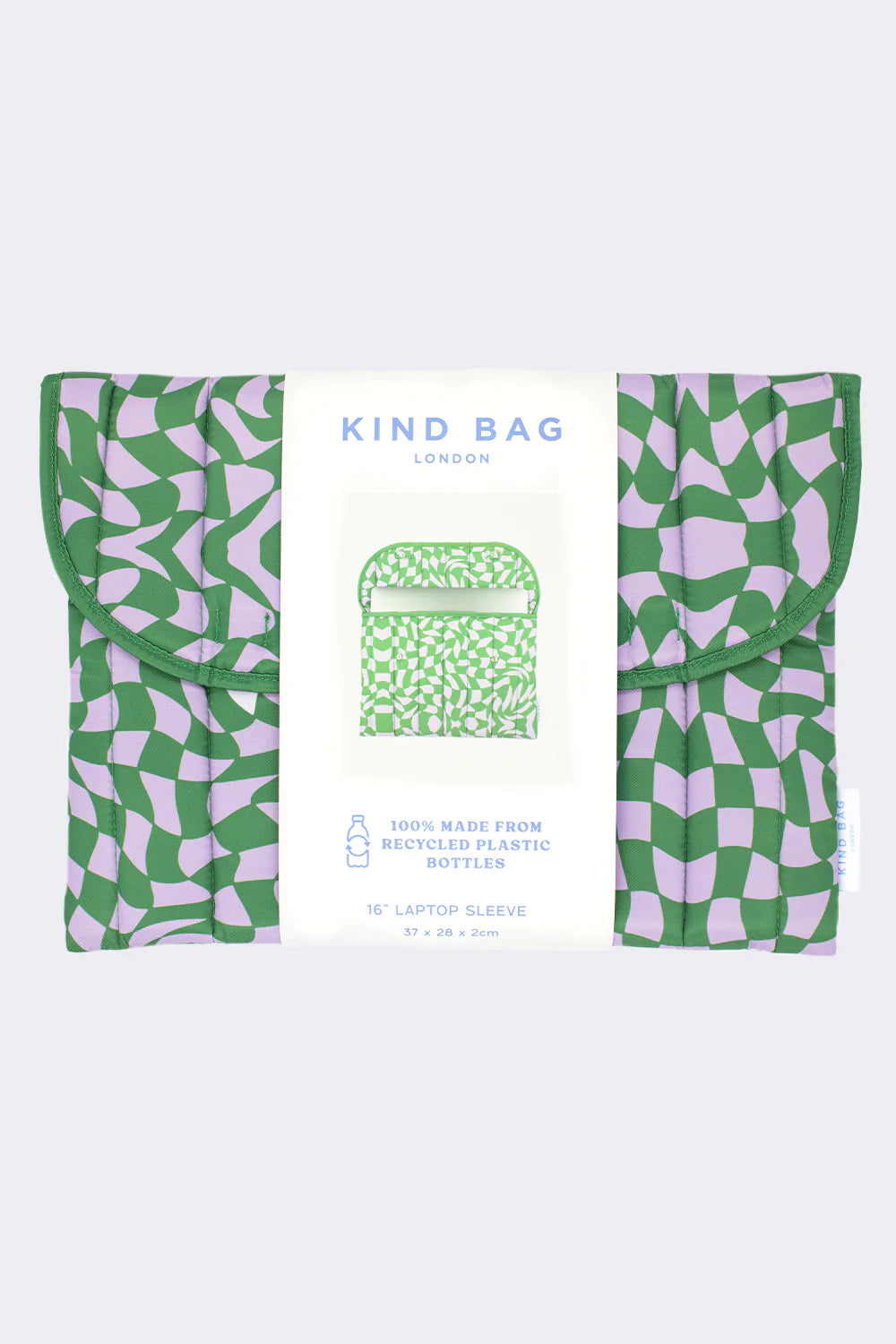 Kind Bag Wavy Check | 16” Laptop Sleeve