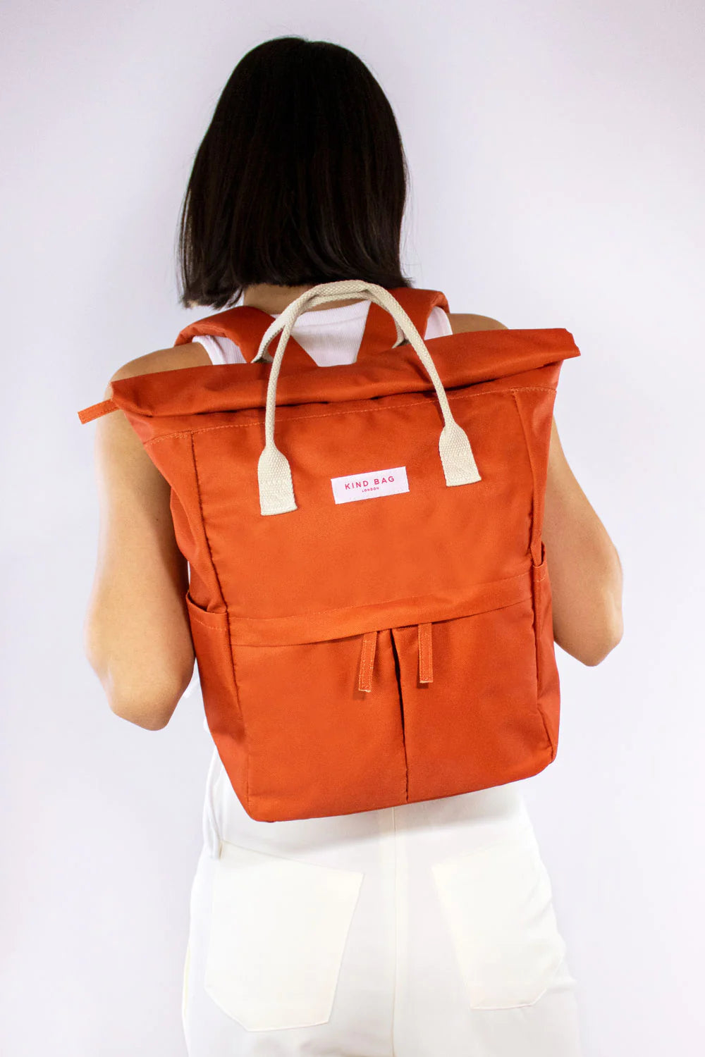 Kind Bag Hackney Medium Back Pack  - Burnt Orange