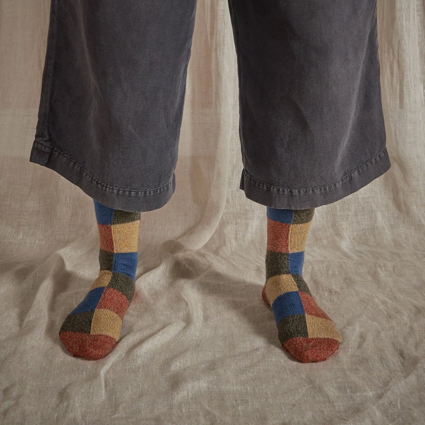 Rove Fine Merino Wool Socks | Colour Patchwork