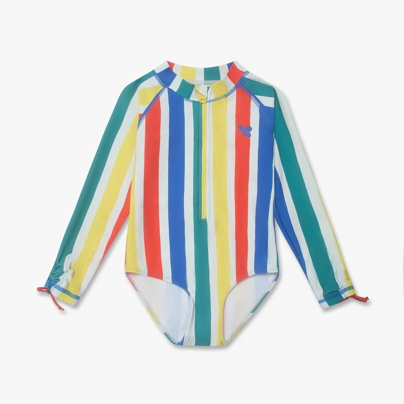 Kids Long Sleeve Swimsuit – Multi Stripe