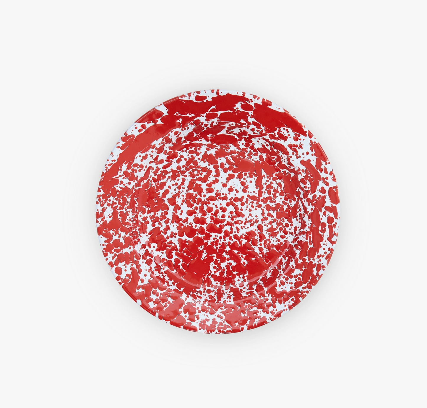 Splatter Enamelware Dinner Plate