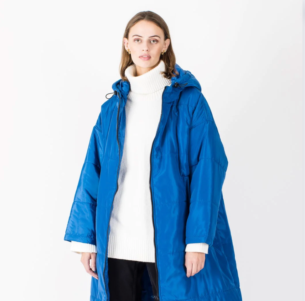 Sittingsuit, the wearable blanket, Classic Blue