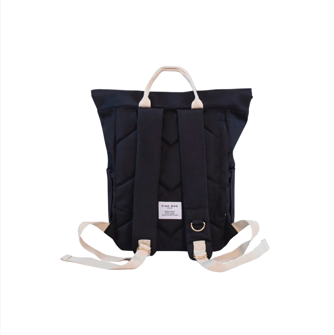 Kind Bag Hackney Medium Back Pack  - Pebble Black