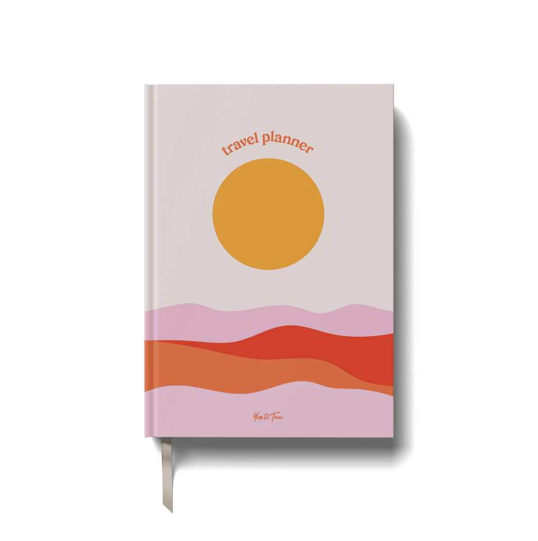 Yop & Tom - Travel Planner - A5 Hardback - Sunset Dream