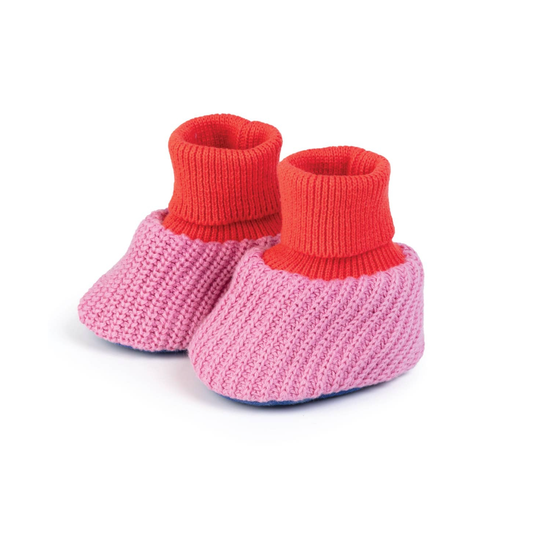 Sophie Home Ltd - Cotton Knit Baby Slipper Socks: Choose Love Pink