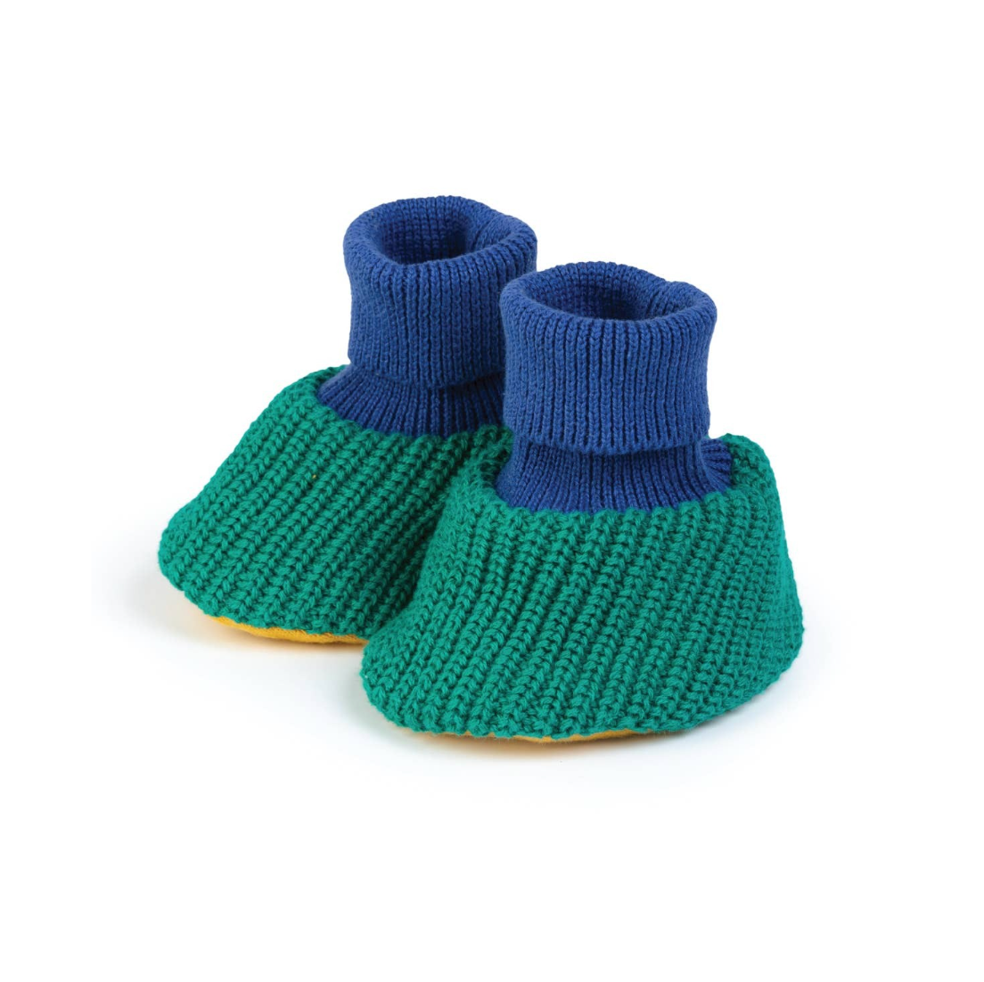 Sophie Home Ltd - Cotton Knit Baby Slipper Socks: Choose Love Green