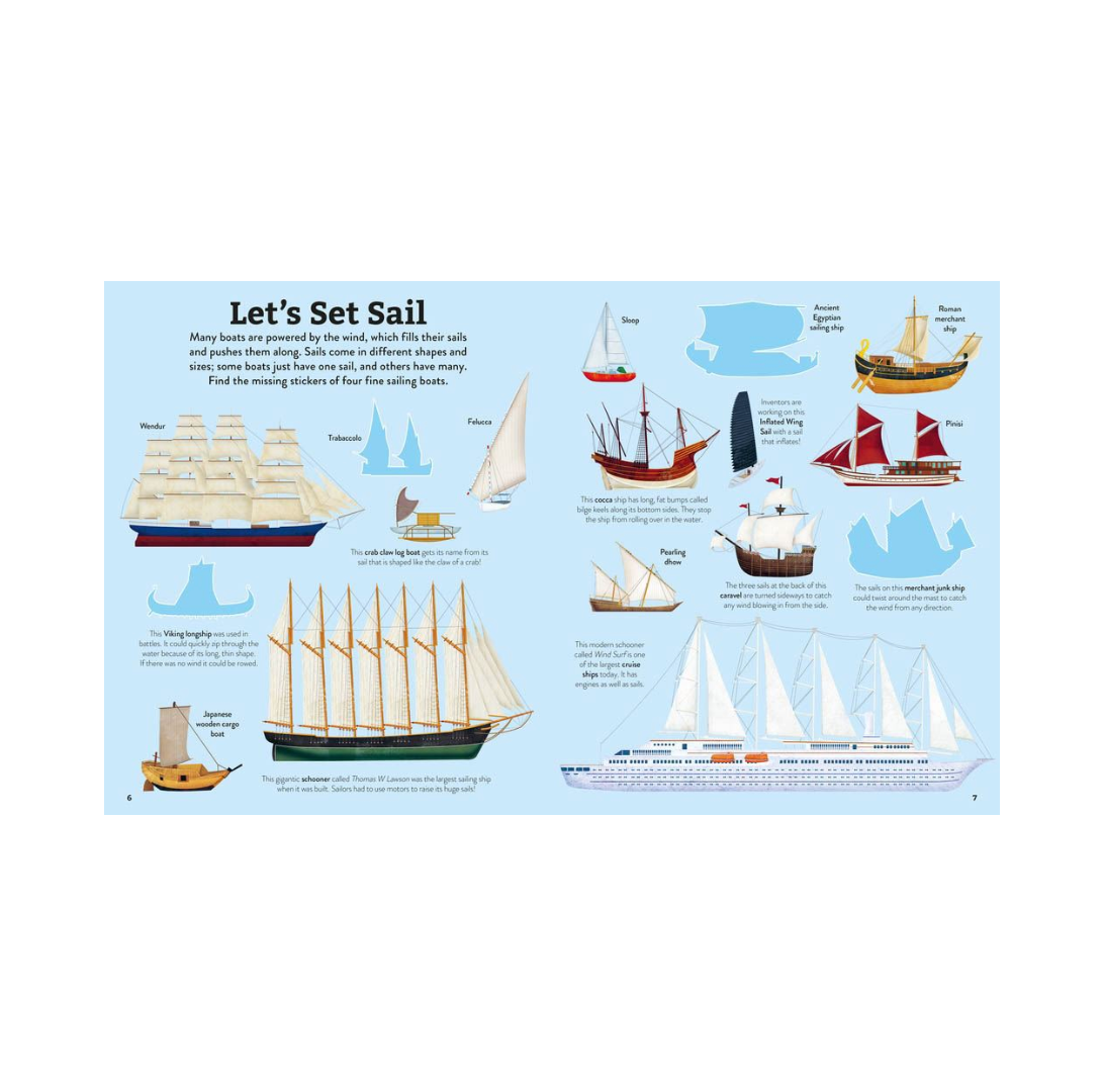 Boats! And Other Things That Float Sticker Book