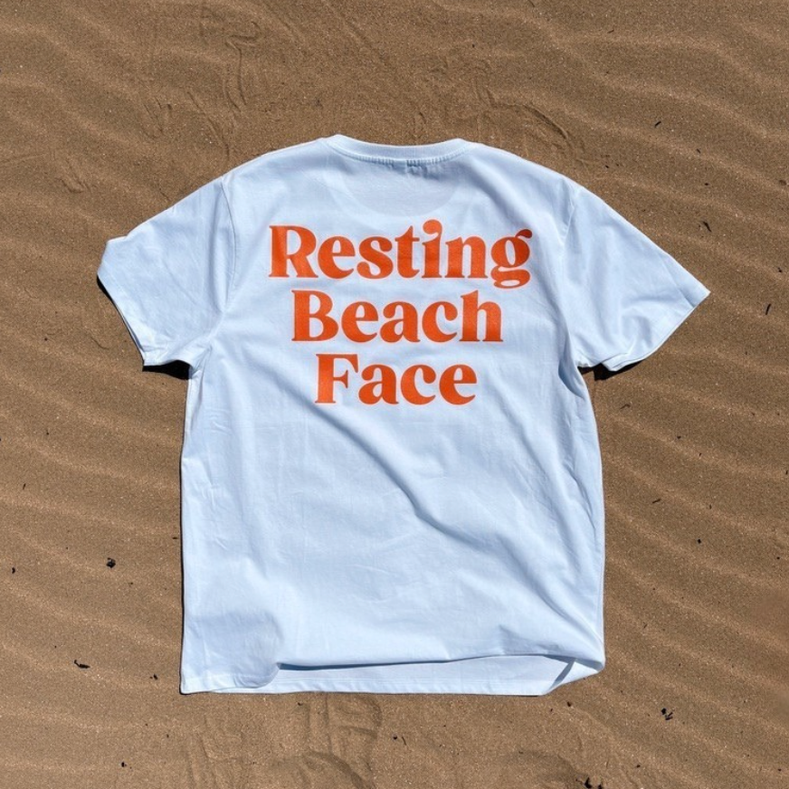 Resting Beach Face T-Shirt by Harbour & Tide