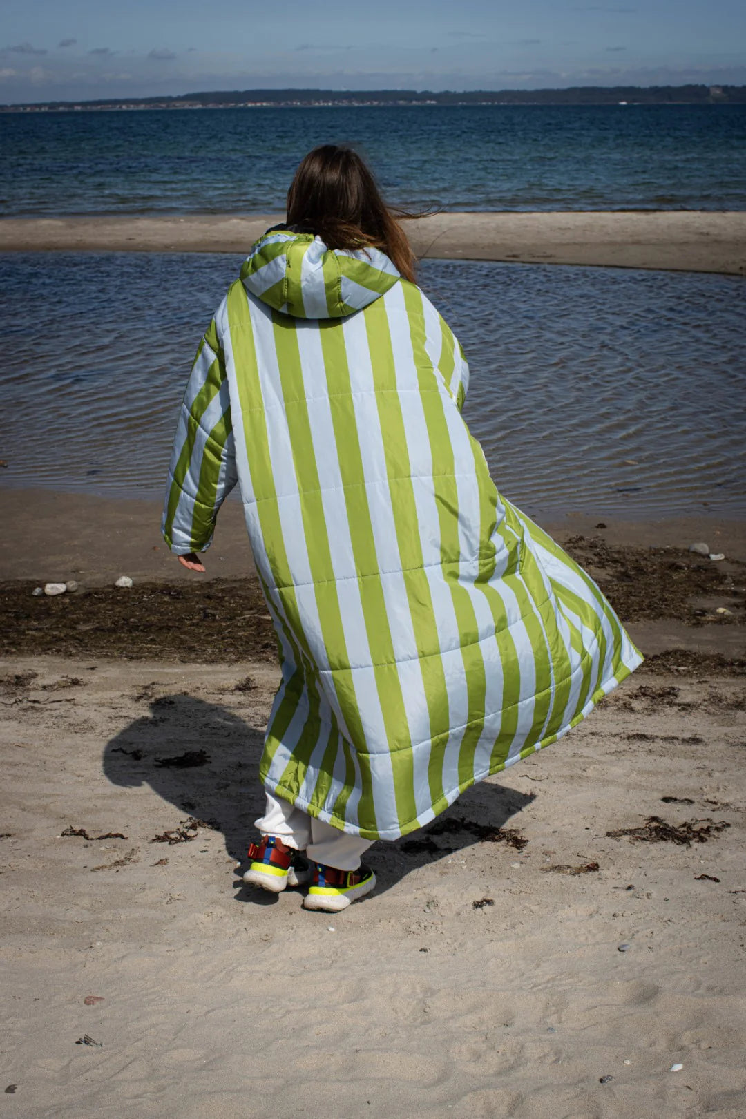 Sittingsuit, the wearable blanket, Helsinki