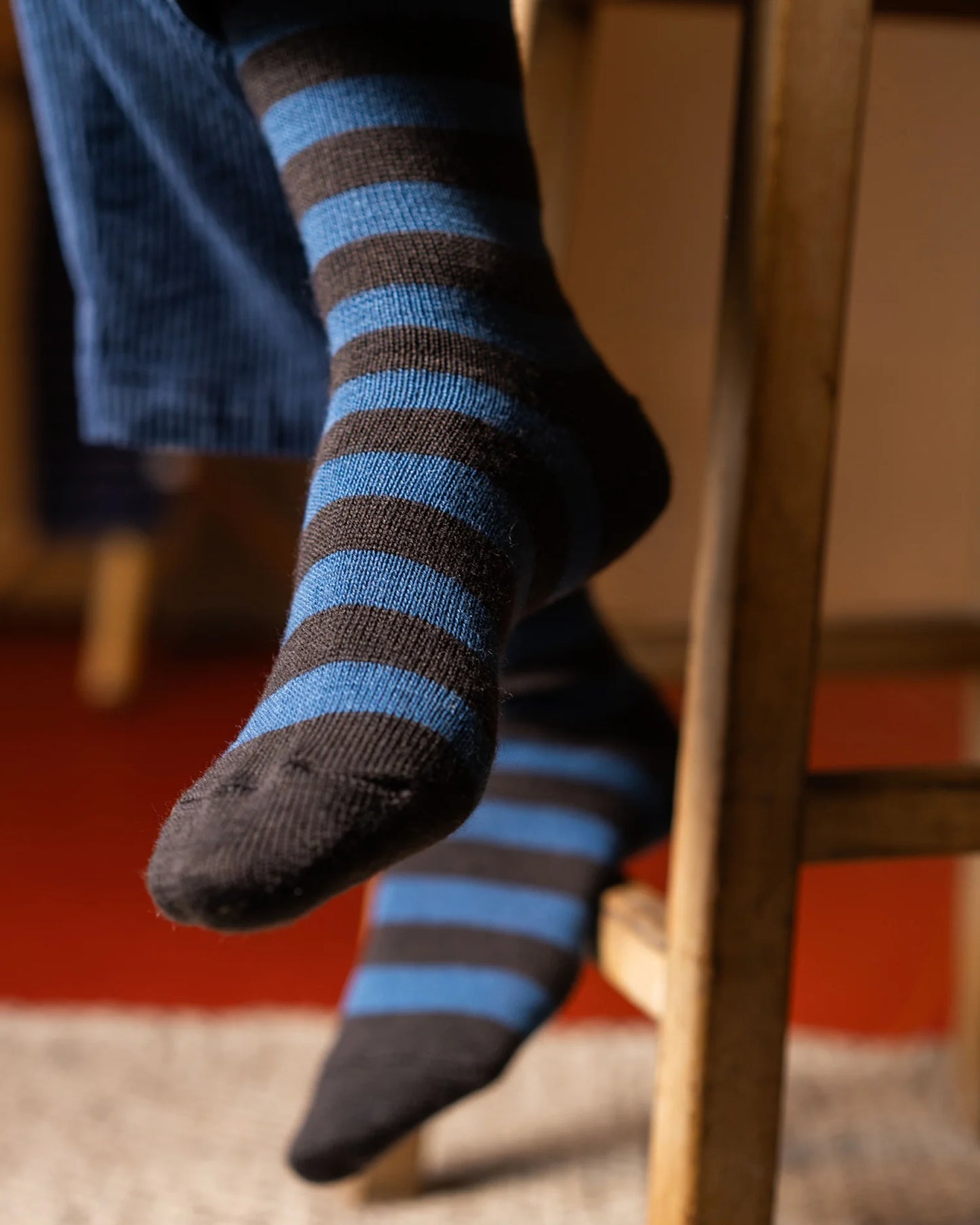 Rove Striped Merino socks
