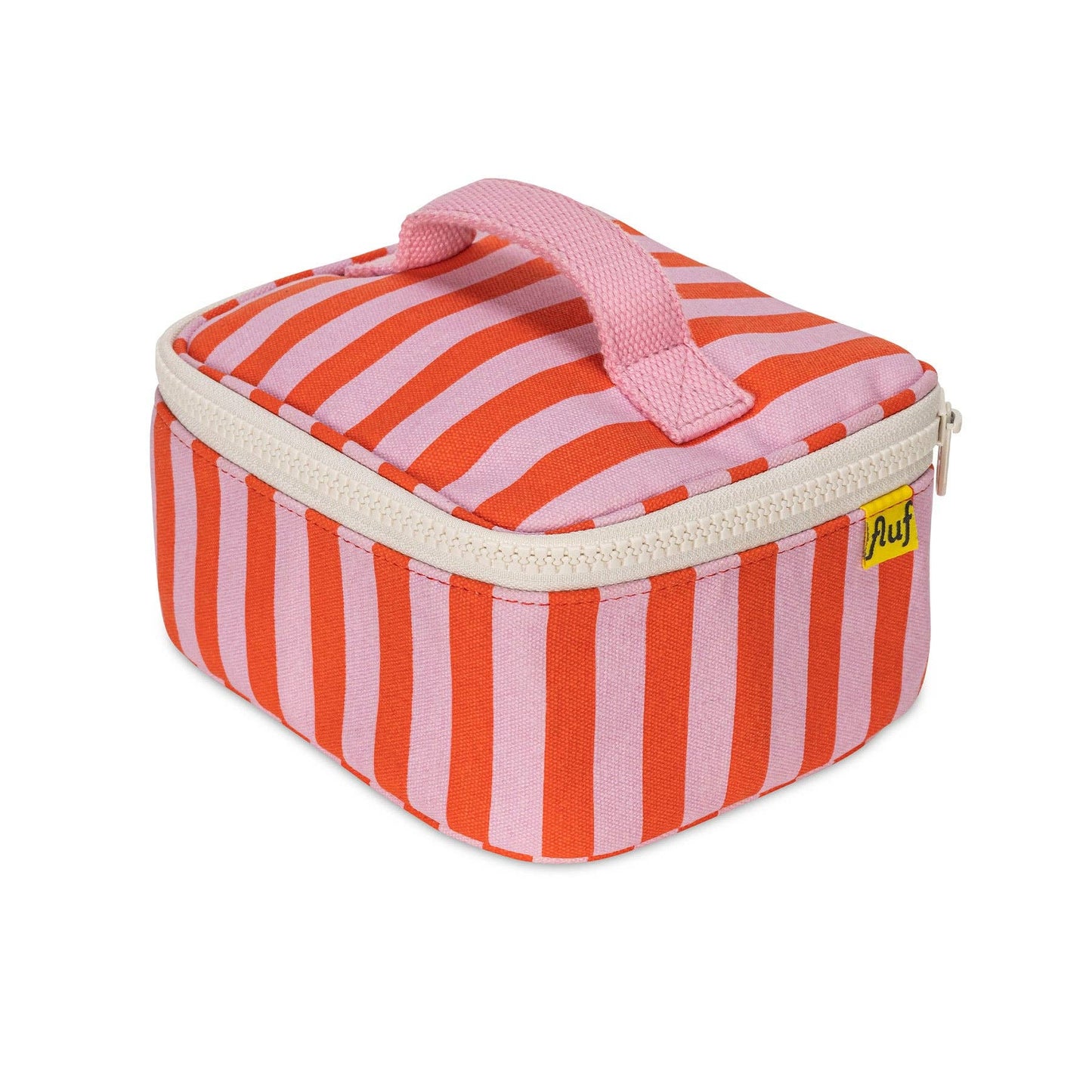 Fluf - Mini Zip Cube - Awning Stripe Pink