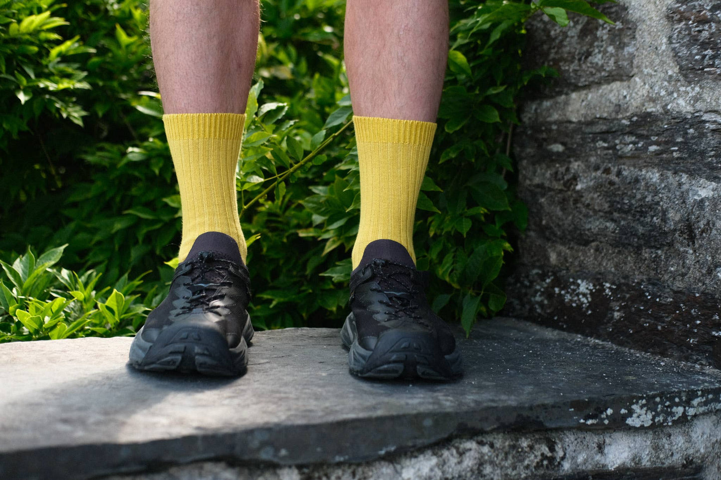 Sock Sisters - Yellow Wide Rib Socks