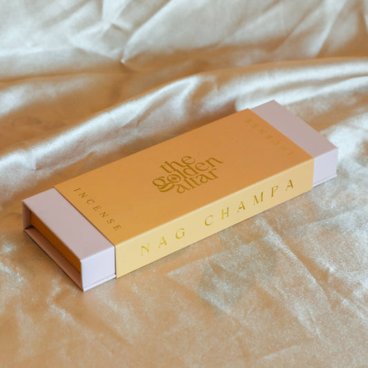 The Golden Altar (Muse Incense) - The Golden Altar / Muse Natural Incense Box -  Nag Champa