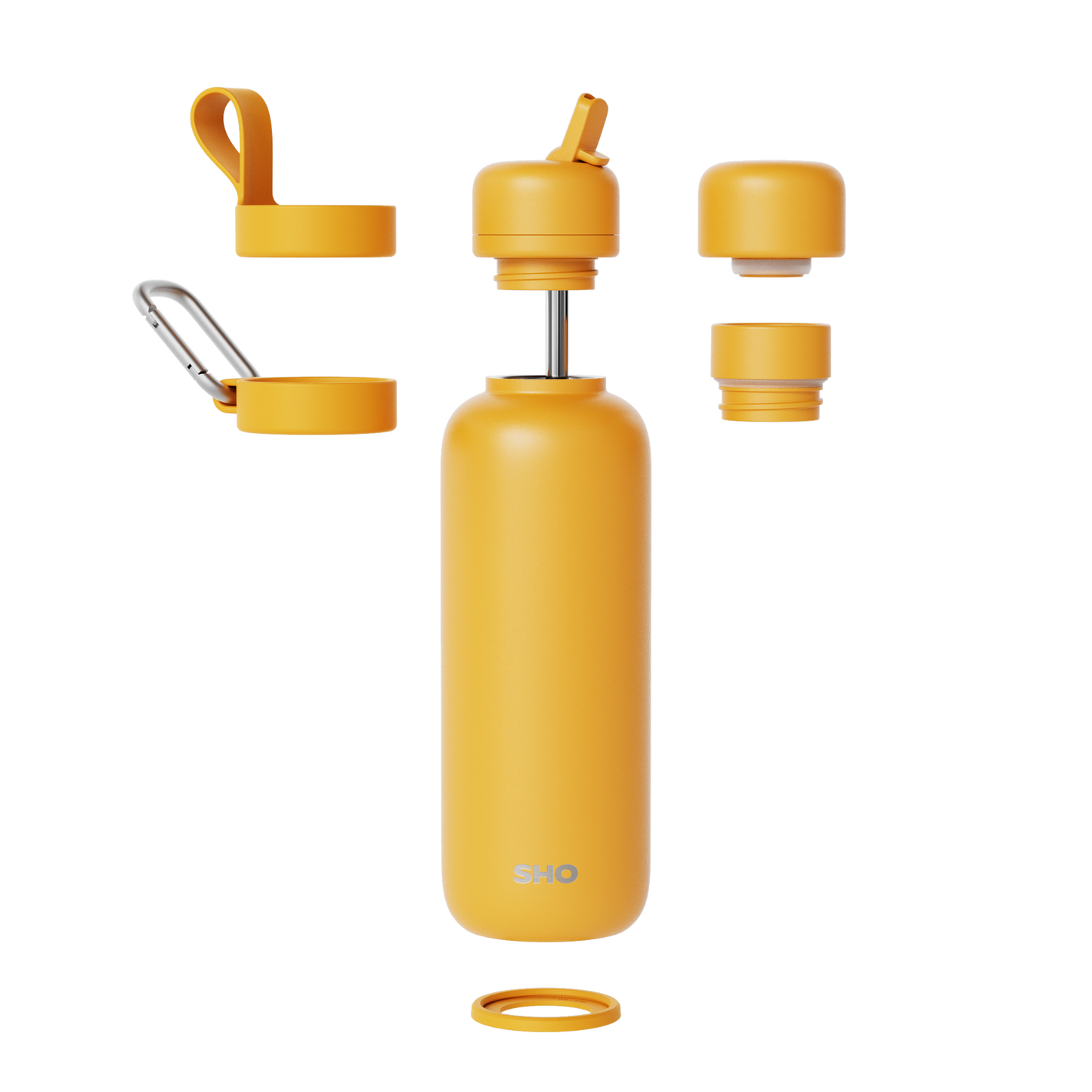 SHO - Newt┃Premium Insulated Water Bottle: Honey / 500ml