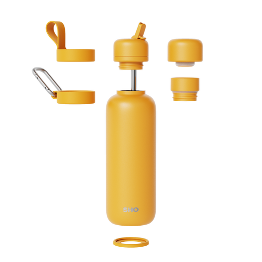 SHO - Newt┃Premium Insulated Water Bottle: Honey / 500ml