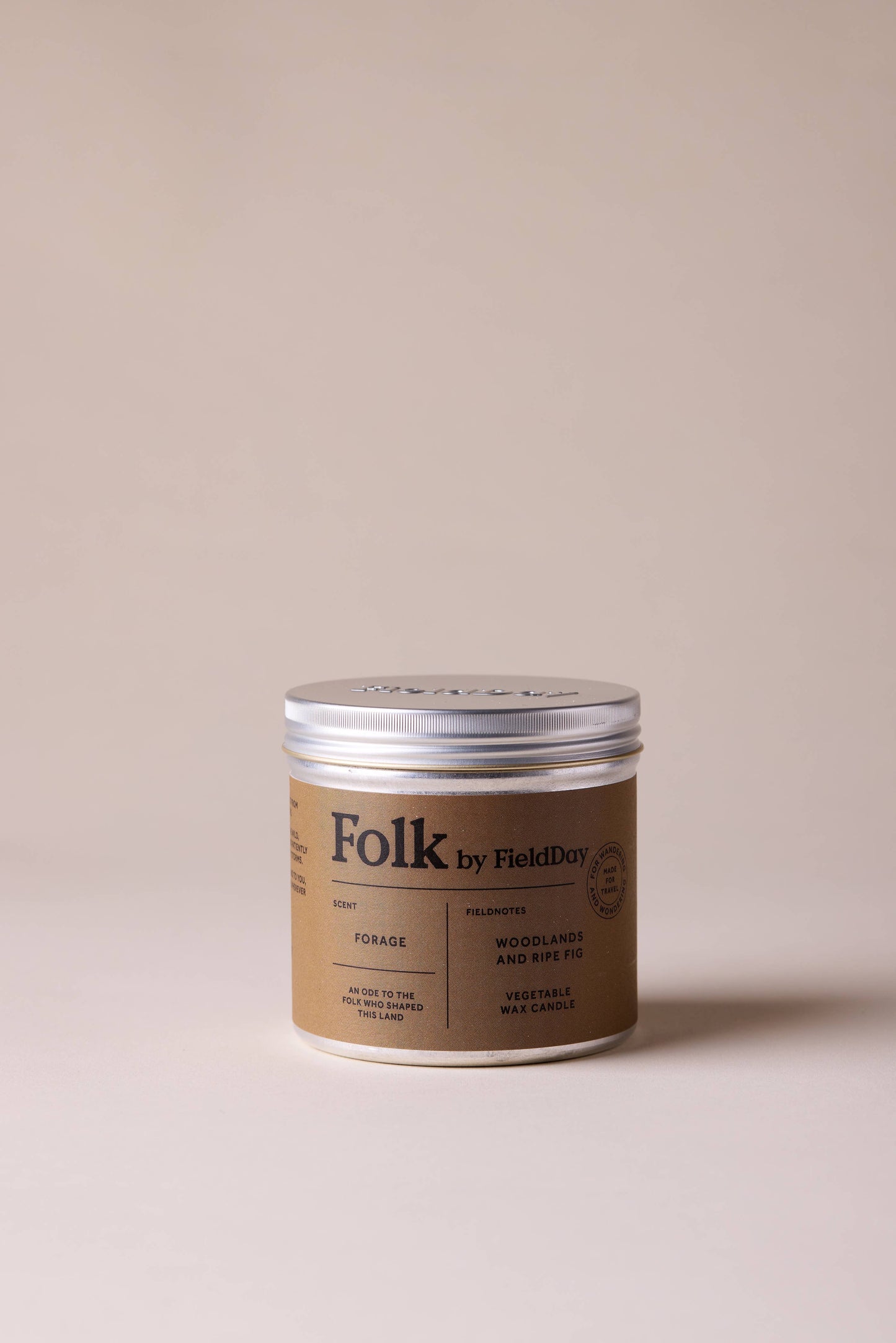 FieldDay Ireland - Forage Vegetable Wax Folk Tin Candle
