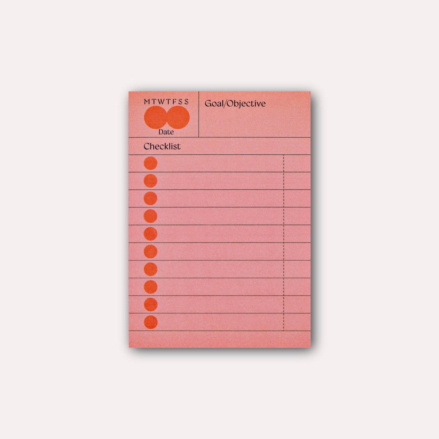 The Completist - Hinoki Habit Checklist Sticky Notes