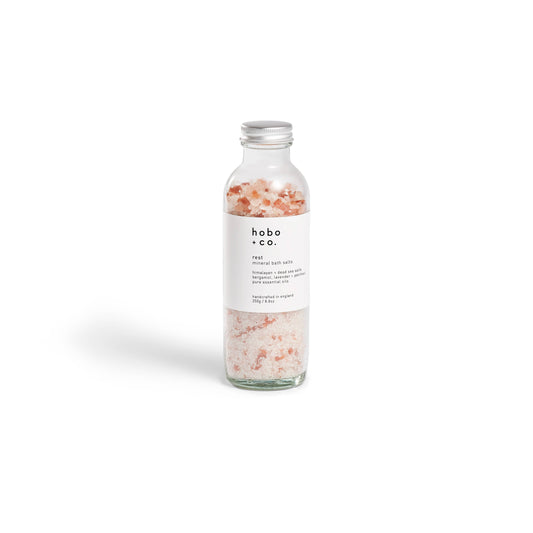 hobo + co. candles - Rest Aromatherapy Essential Oil Mineral Bath Salts