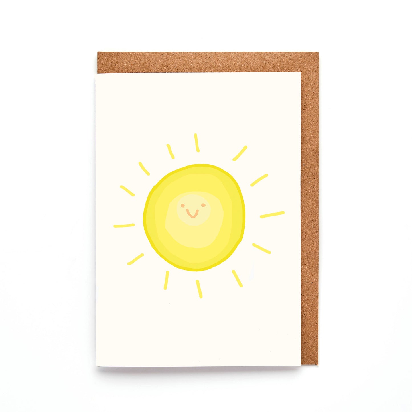 You've Got Pen On Your Face - Sunshine Mini A7 Greeting Card | Bright and Cheerful Design