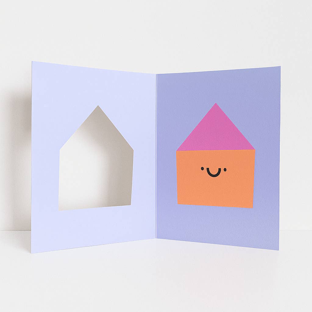 Rumble Cards - New Home - Die Cut - Cute House - Fun - Home owners - Card