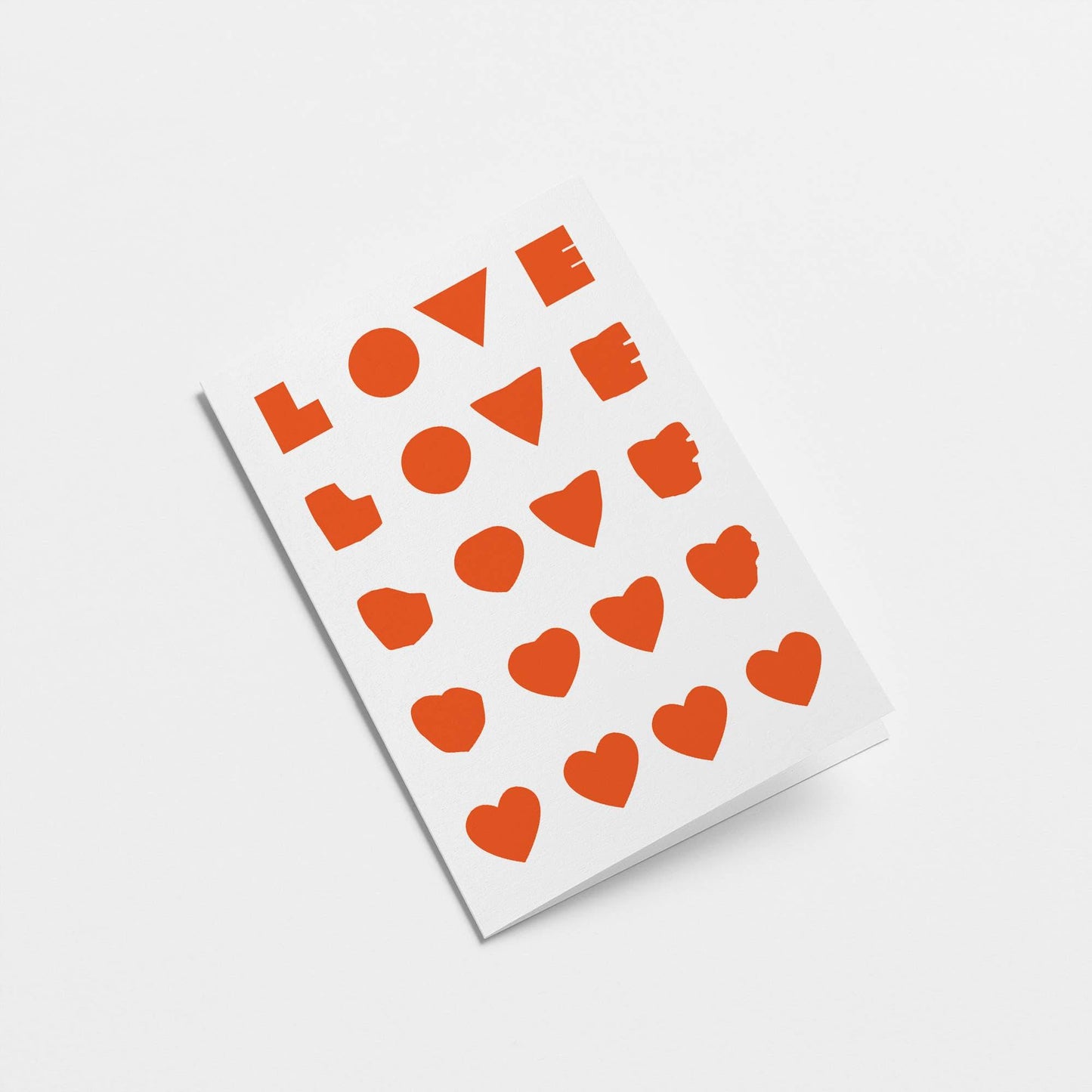 Graphic Factory - Love - Greeting Card: Biodegradable cello