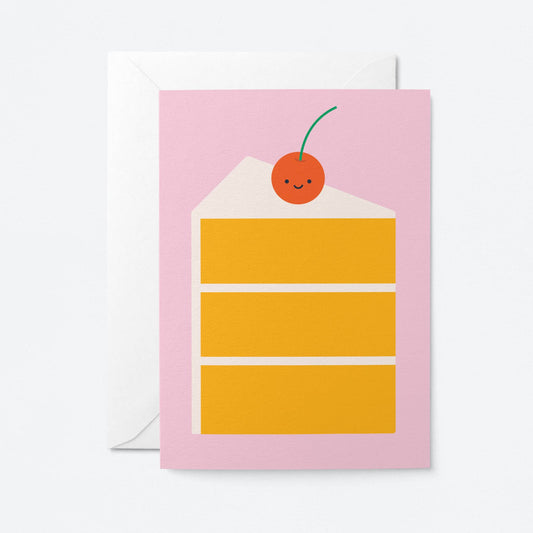 Graphic Factory - Cherry on top - Birthday card: Standard cello