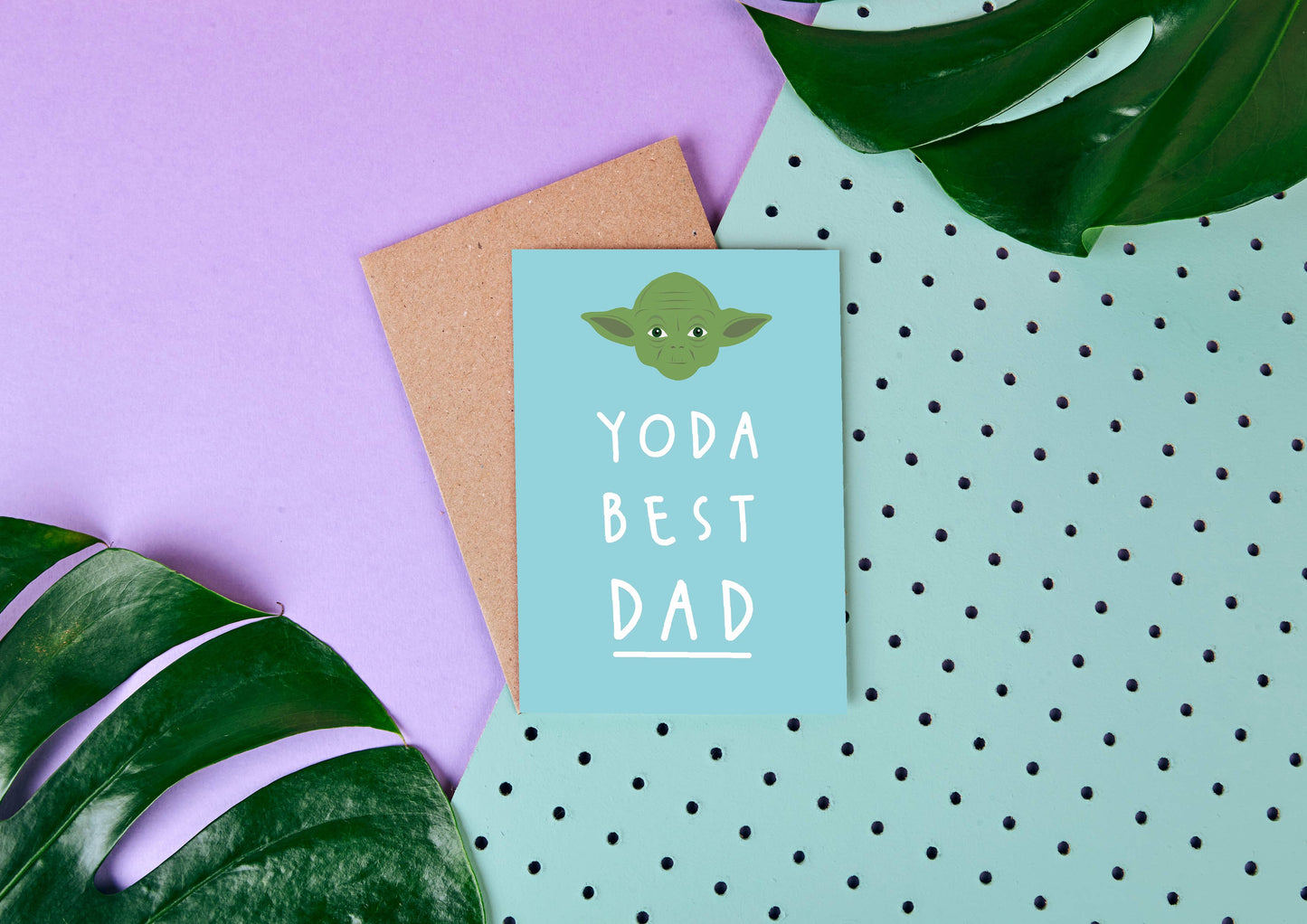 Rumble Cards - Yoda Best Dad - Star Wars - Father's Day Card - Greeting