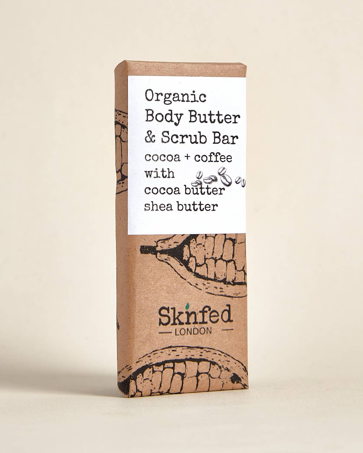 Sknfed - Zero Waste Espresso Body Butter Bar & Scrub Bar