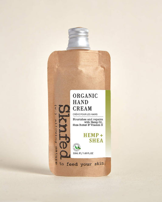 Sknfed - Organic Hand Cream - Hemp + Shea