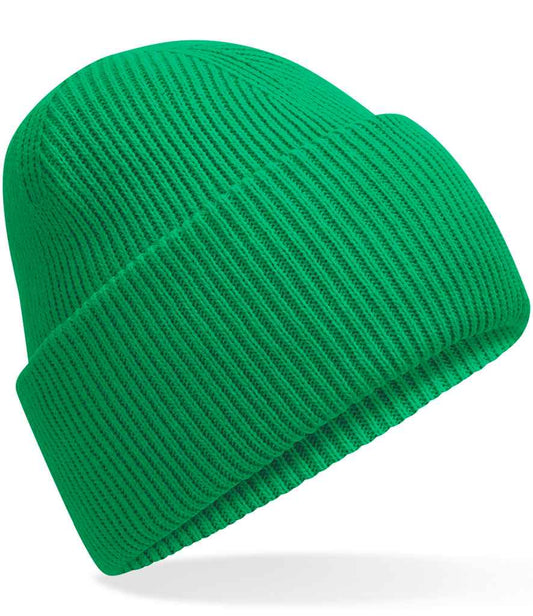 Recycled Deep Cuffed Beanie Kelly Green