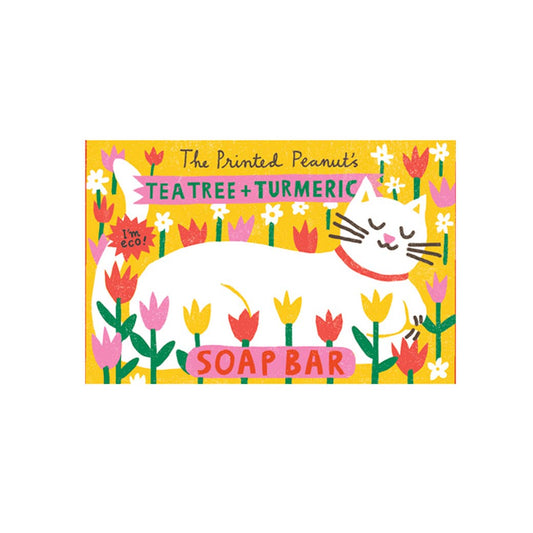 The Printed Peanut Homeware & Stationery - Tea Tree & Turmeric Natural Handmade Soap Bar