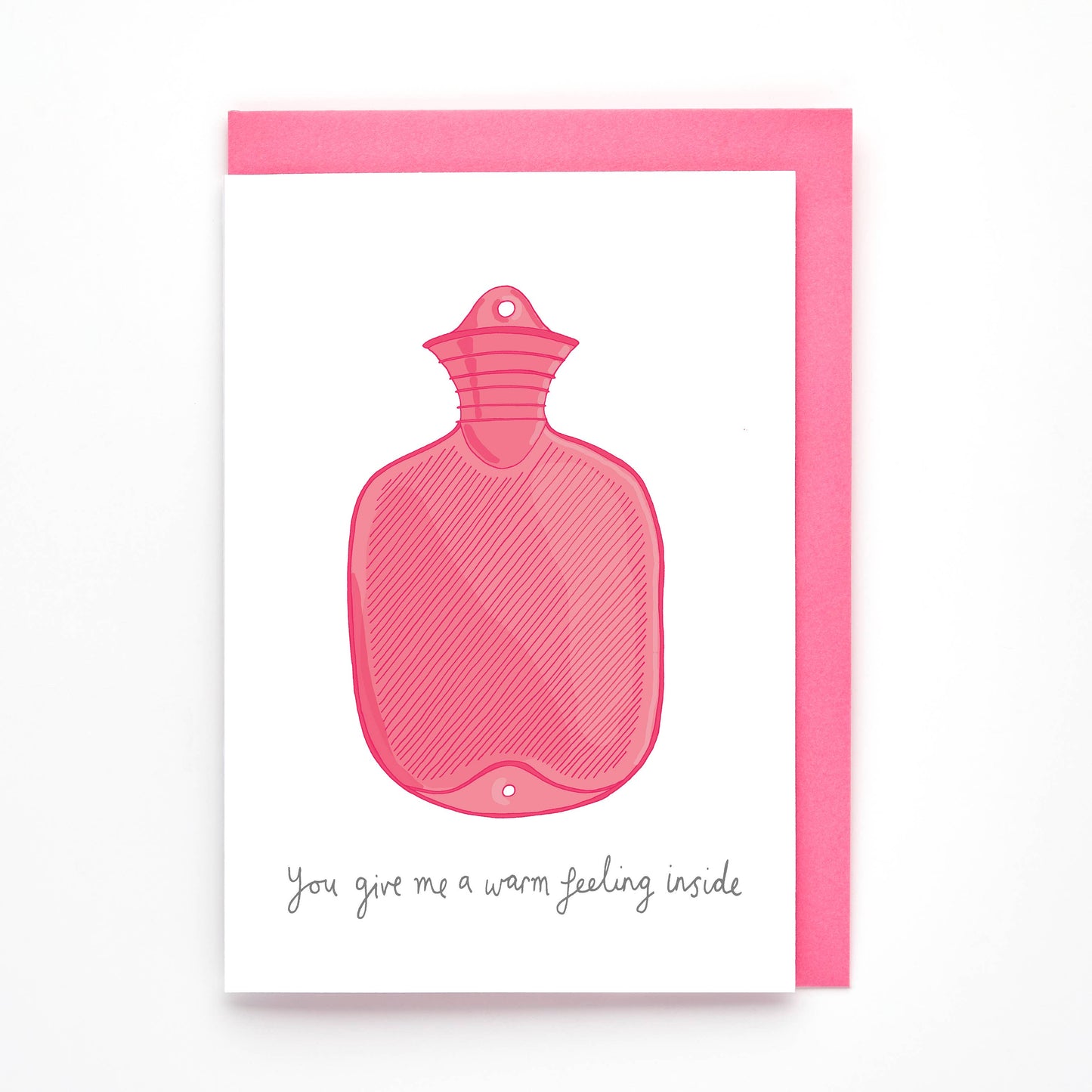 You've Got Pen On Your Face - Hot Water Bottle Card | Valentines Card | Friendship Card