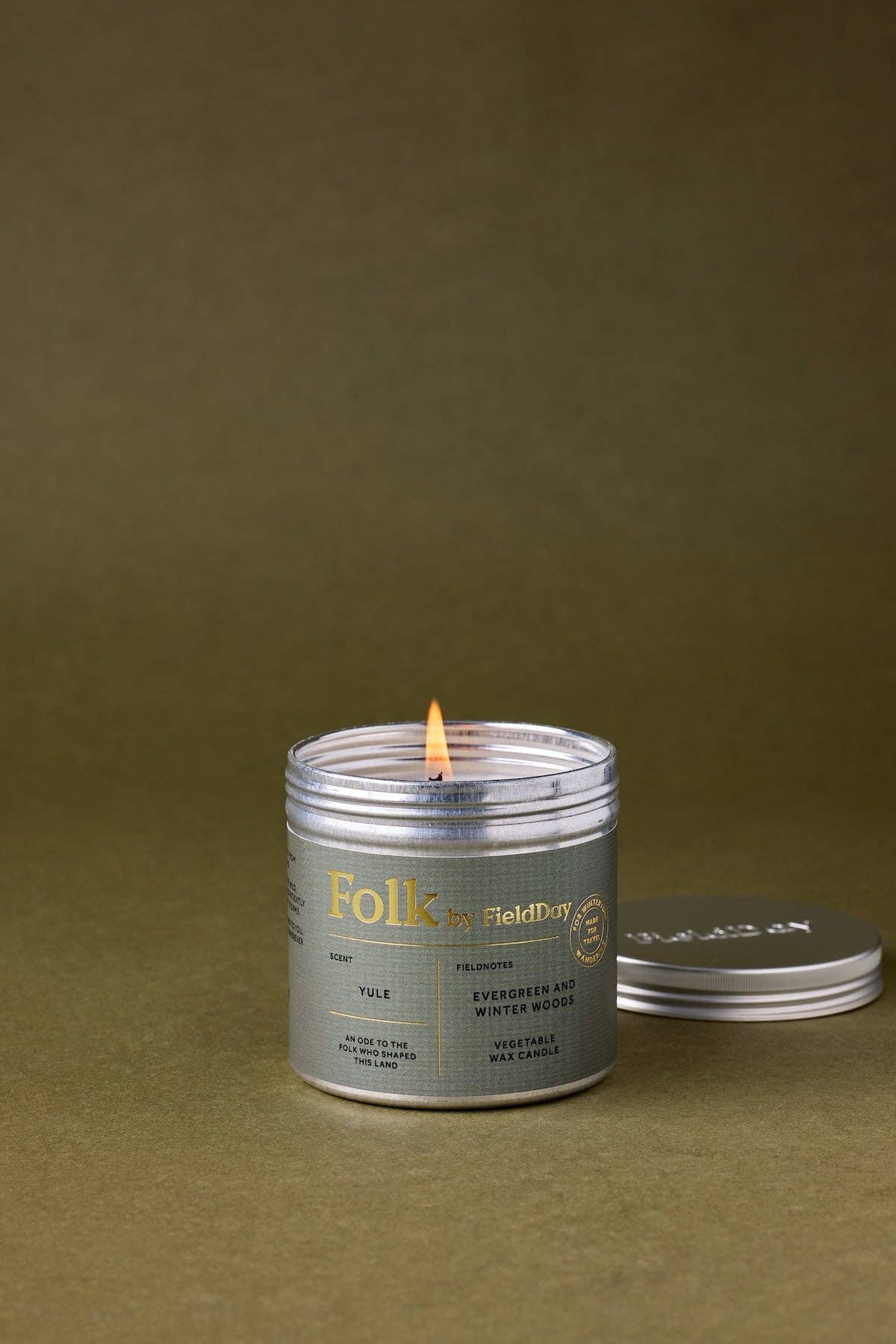 FieldDay Ireland - Yule Folk Tin Candle