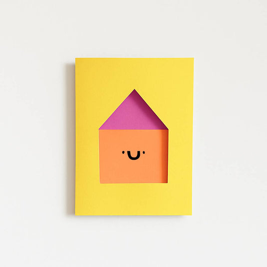 Rumble Cards - New Home - Die Cut - Cute House - Fun - Home owners - Card