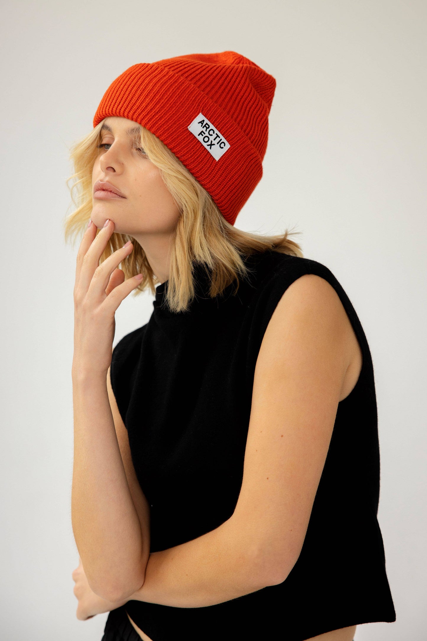 ARCTIC FOX & CO. - Recycled Bottle Beanie - Sunkissed Coral - AW24