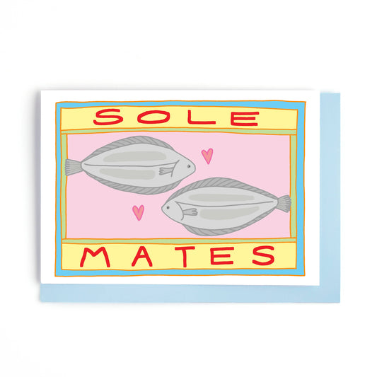 You've Got Pen On Your Face - Sole Mates Anniversary Card | Funny Wedding Card | Valentine