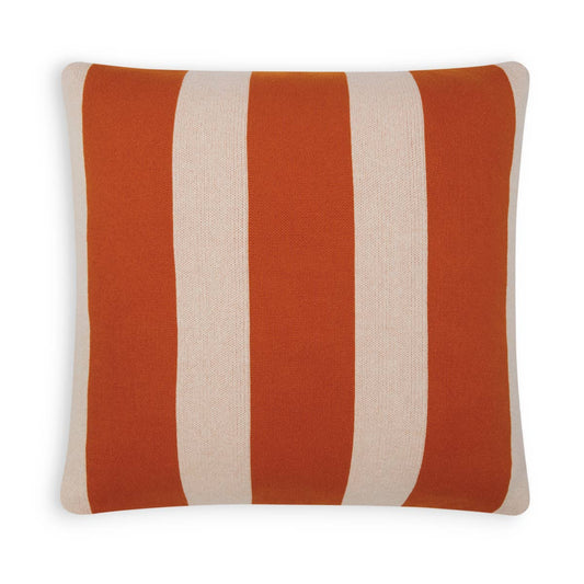 Sophie Home Ltd - Cotton Knit Cushion - Enkel Burnt Orange