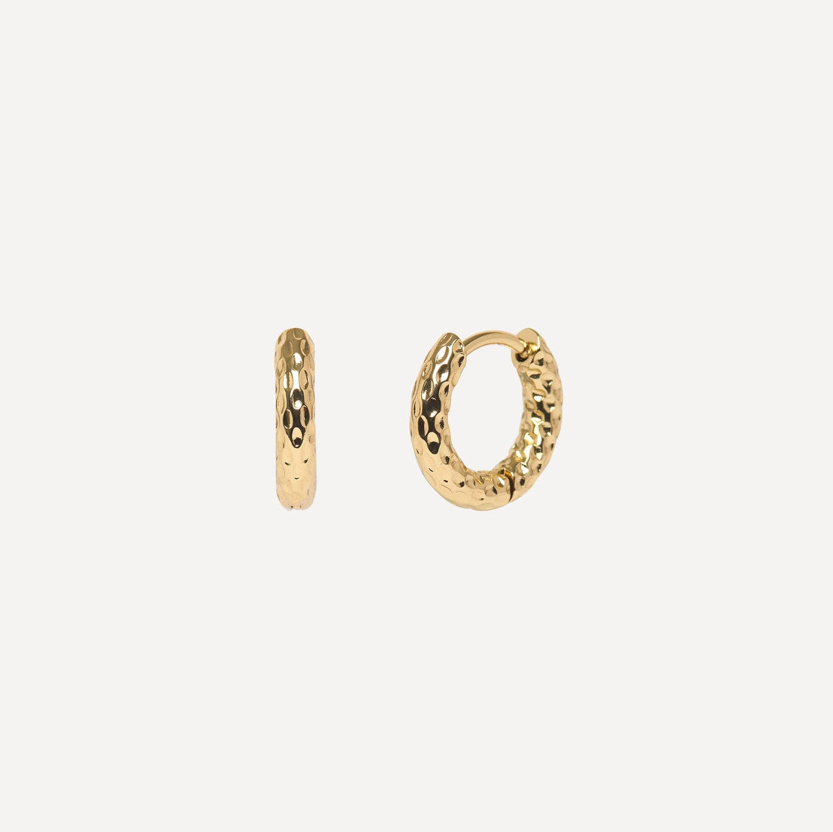 and danu - Bight Huggie Hoops