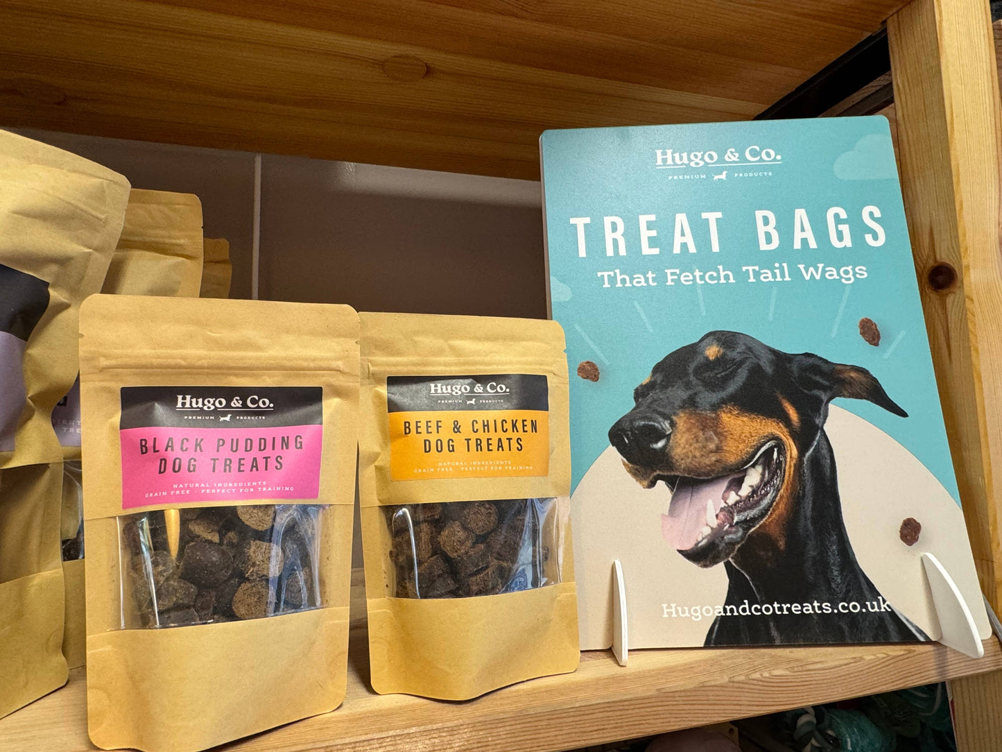 Hugo & Co Dog Treats - Black Pudding Dog Treat Bag