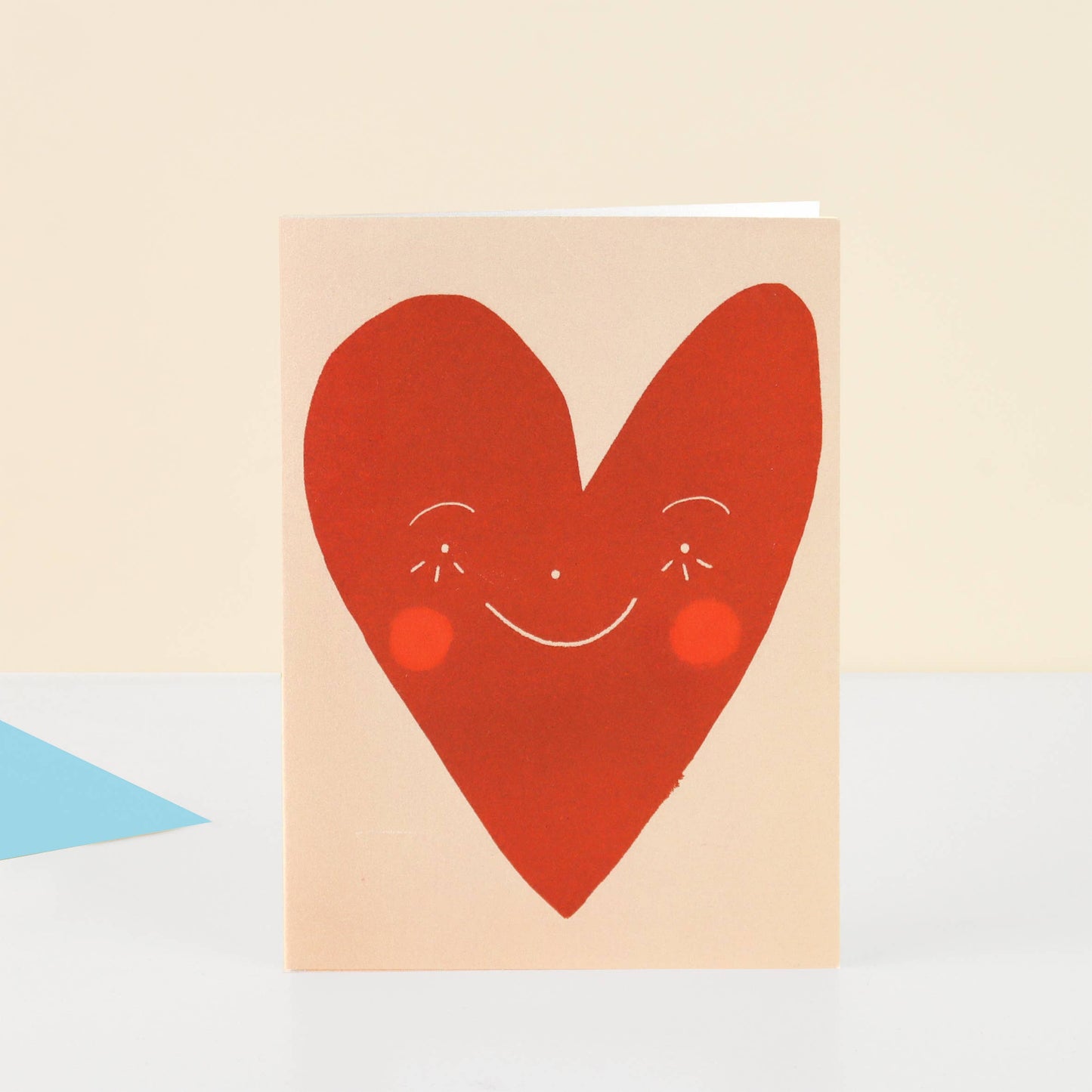 Little Black Cat Illustrated Goods - Wonky Heart Love Card | Anniversary | Valentine's Day